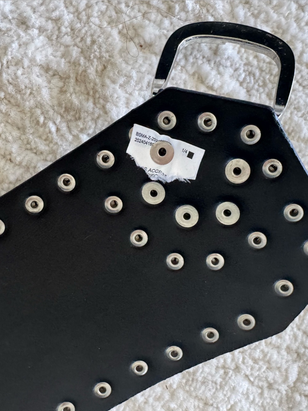 Free People Jagger Studded Hip Belt | Black - Picture 8 of 12